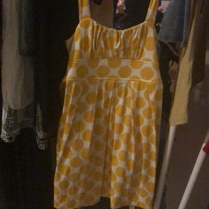 Pokadot yellow dress